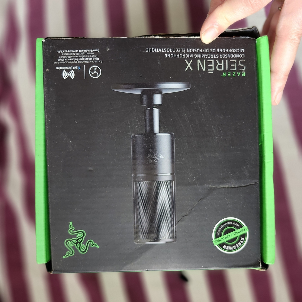 Razer Seiren X Black Microphone